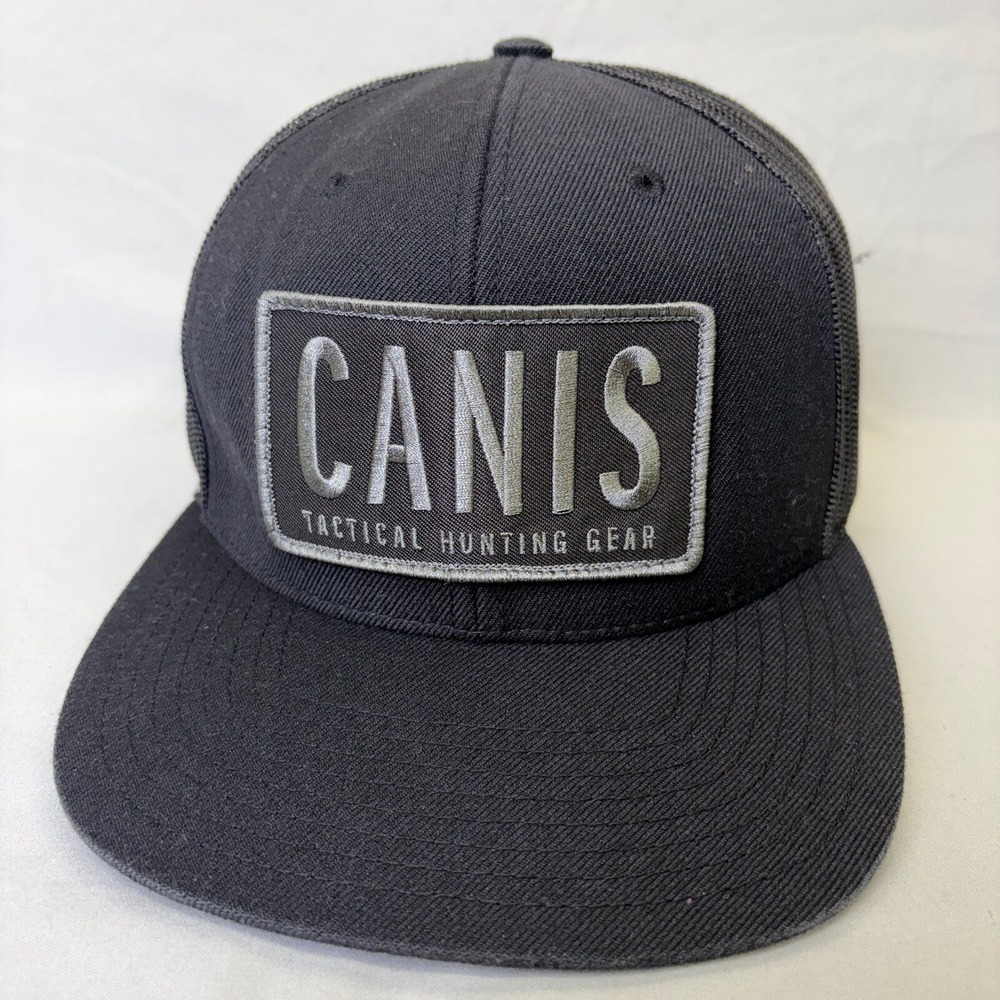 Canis Richardson 511 Trucker Hat Mens OSFA Black Tactical Hunting Cap